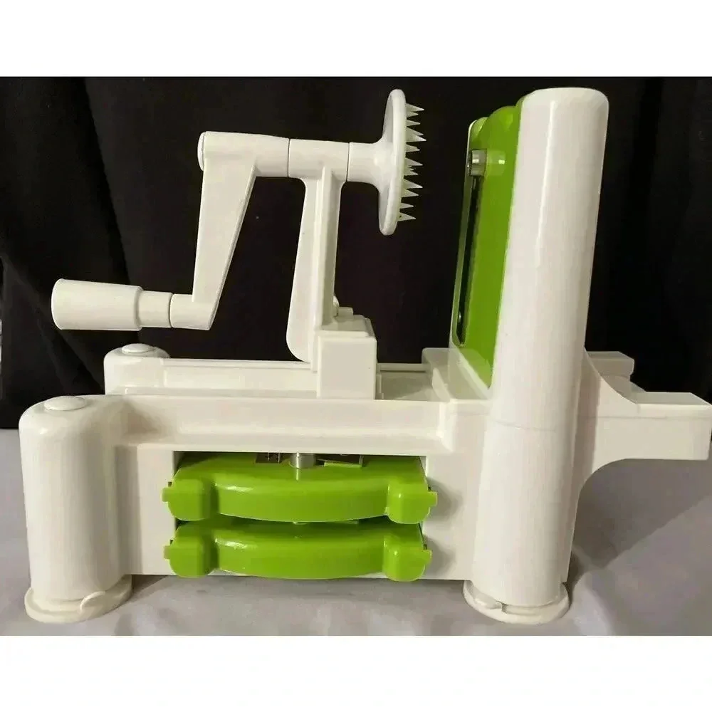 Spiral Slicer Cutter Shred Spiralizer Veggie Kitchen‎ 3-in-1 Fruit Vegetable